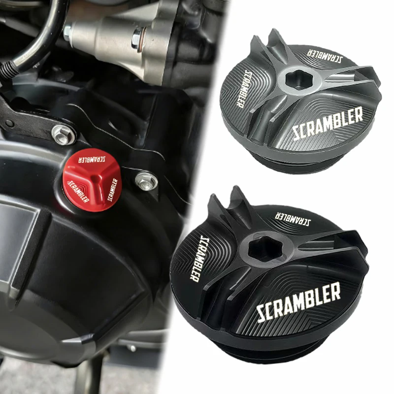 

Motorcycle engine oil cap bolts fuel filler cap For Ducati Scrambler 1100 800 Scrambler1100 protection accessories
