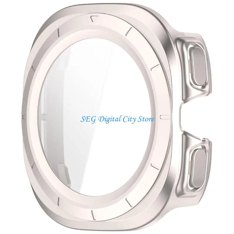 

U75B Tempered Glass Protector Guard for Watch 7 Shockproof Cover Full Coverage Shell
