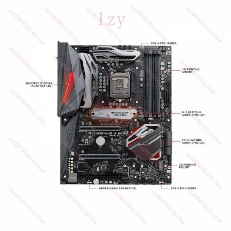 تستخدم للوحة الأم ASUS ROG MAXIMUS X HERO تدعم 8700K 64GB DDR4 LGA1151 DP + HDMI
