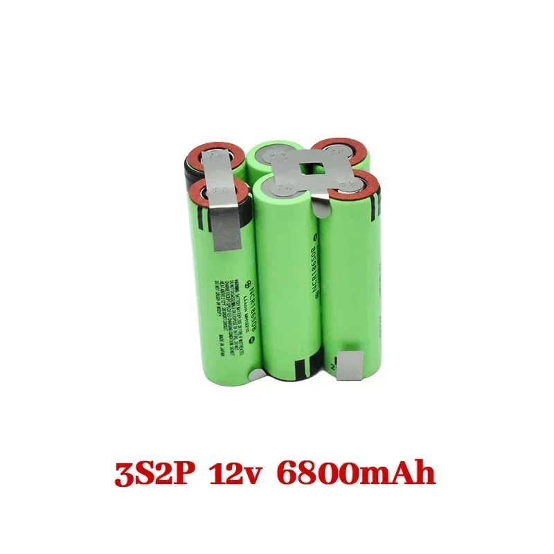 100% Nieuwe Ncr18650b 12V 16.8V 21V Batterij (3400Mah-6800Mah) 20a Ontlaadstroom Voor Shura Schroevendraaier Batterij