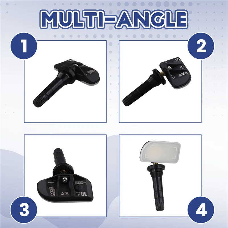 

AU28-4Pcs Car TPMS Sensor 13542523 For Cadillac Escalade Tahoe GMC Yukon Tire Pressure Sensor Monitoring System