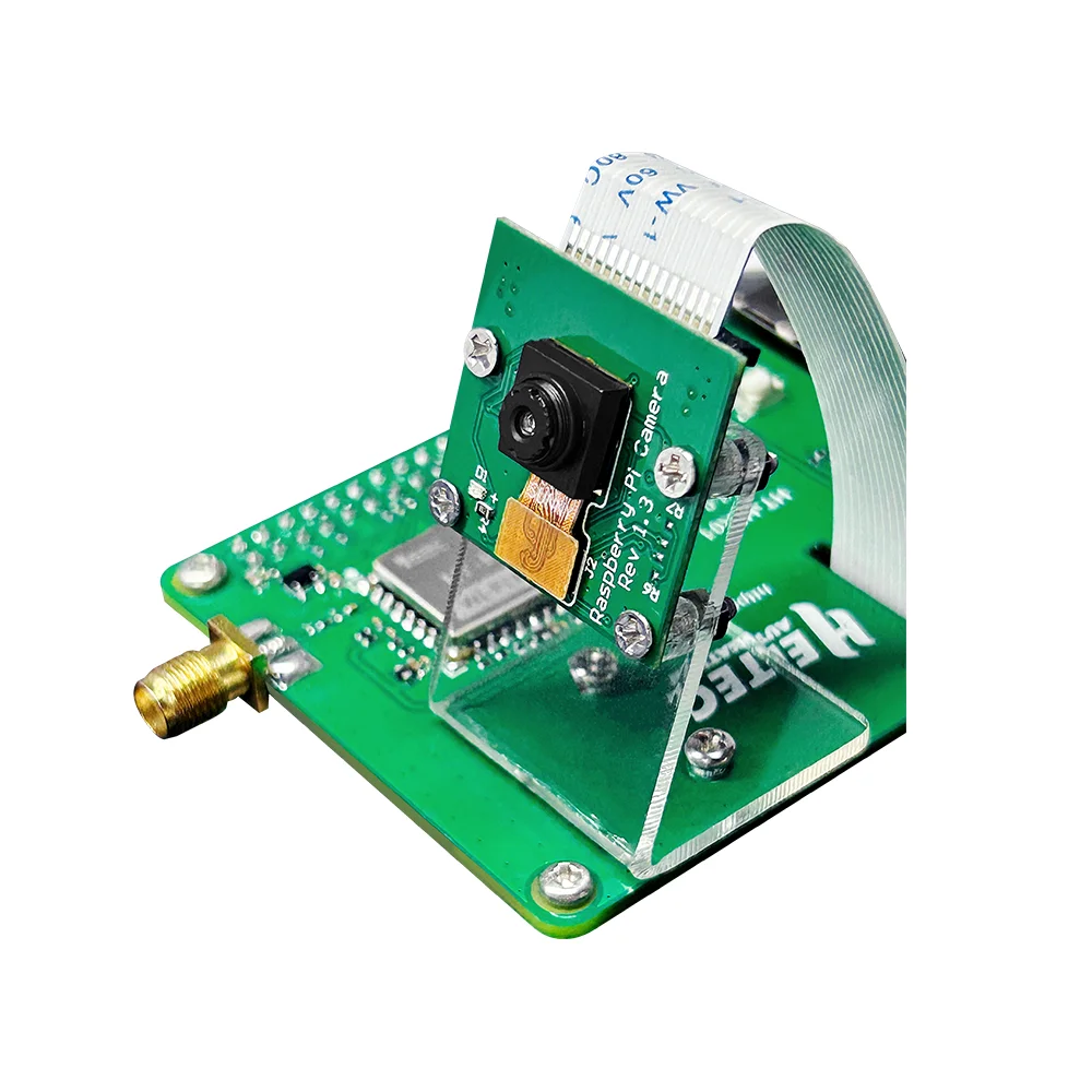 وحدة Heltec Wi-Fi HaLow Pi-CamLow Raspberry Pi HAT كاميرا 5 ميجابكسل نطاق 2 كجم 32.5 ميجابت في الثانية شبكة نقل البيانات عالية السرعة