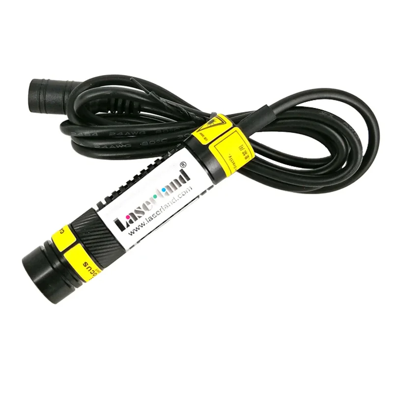 16*68mm 638nm Orange Red Cross Hair Line Laser Module with Diode in