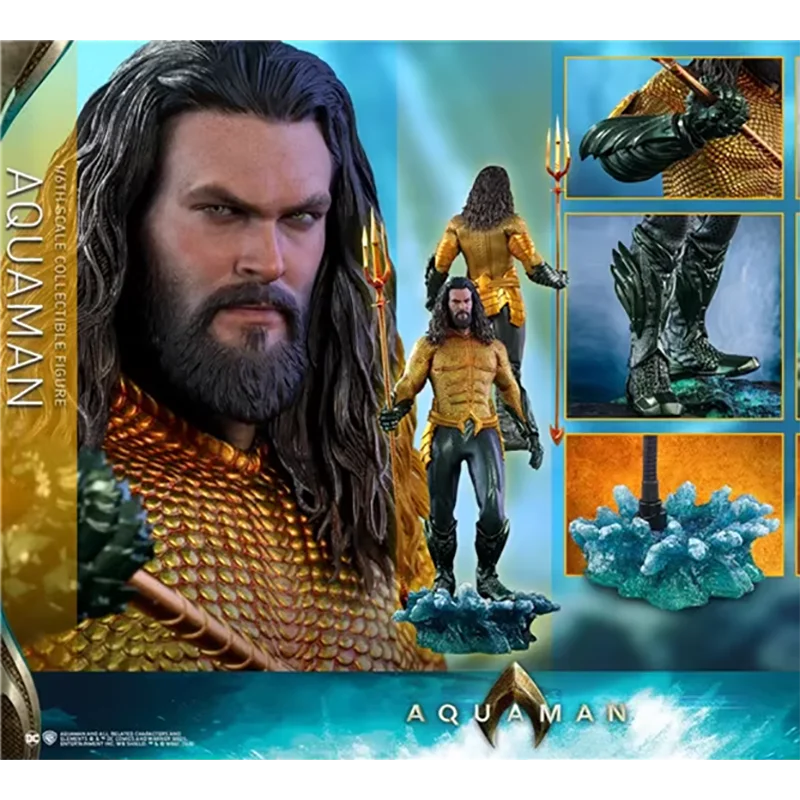 HOTTOYS 1/6 MMS518 Aquaman 2.0 Aquaman Arthur Curry Justice League Action Figure Model Toys 12 inch collectible ornament gift