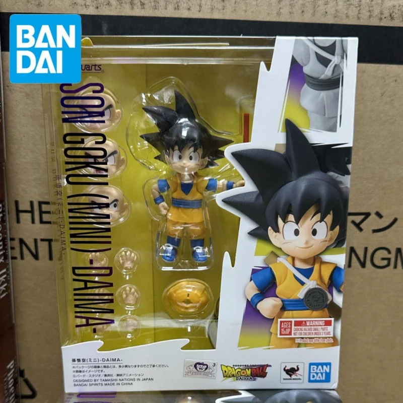 Bandai S.H.Figuarts Dragon Ball Daima Son Goku Mini 1/12 Action Doll Collectible Anime Figure Model Toy Christmas Gift 