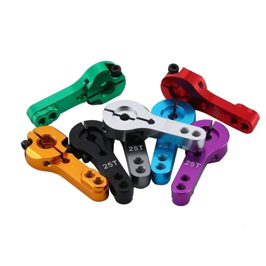 High Quality 23T 25T Upgraded Metal Aluminum M3 Threads RC Servo Arm for Futaba Savox Xcore HL HSP HD Power JX Dron Robot DIY