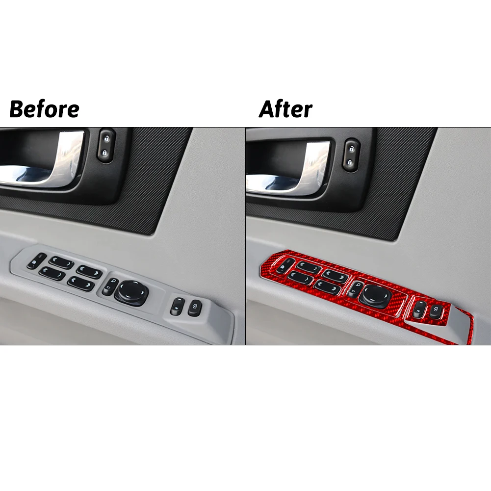 Carbon Fiber Car Stickers For Cadillac CTS 2003-2007 With Navigation System 3