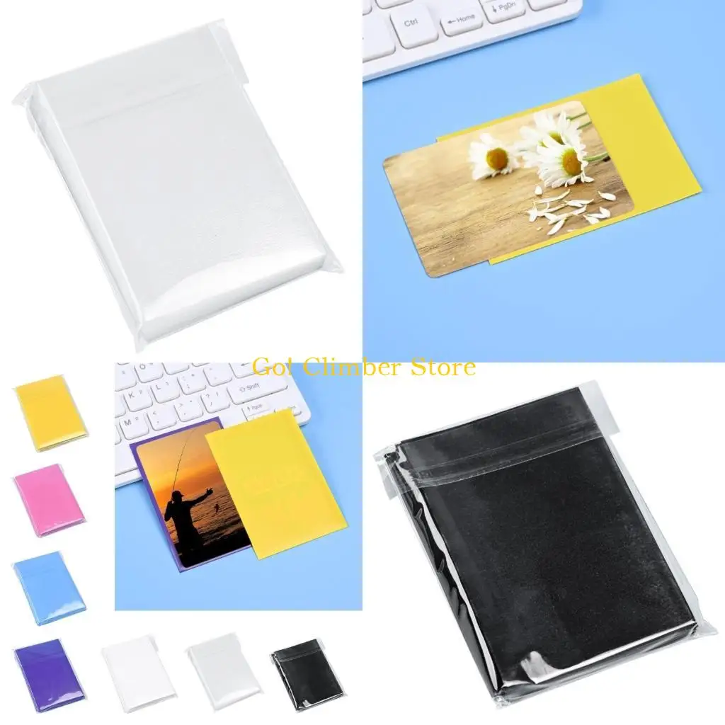 

Q84C 50pcs Торговые карты защитные рукава для бейсбольных карт спортивные карты.