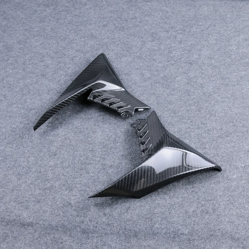 100% 3k Dry Carbon Fiber Side Fairings  Motorcycle Accessories For Kawasaki Z900 2020 2021 2022