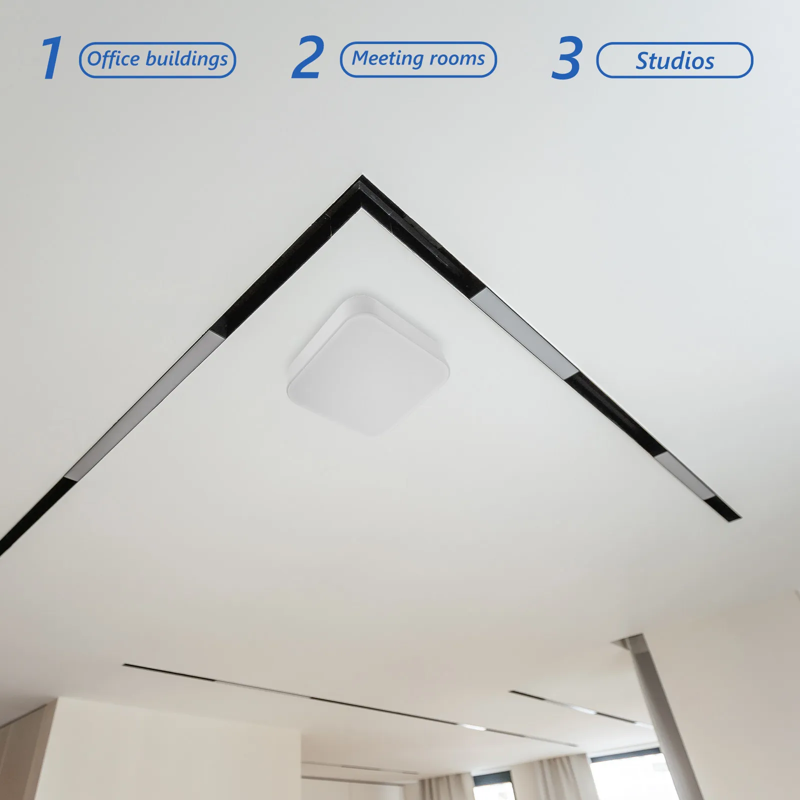 

Square Ceiling Light Cover Plastic Lampshade Replacement Modern Decorative Shade for Bedroom Kitchen Bathroom Flush Mount Light