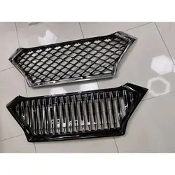 ABS Car Front GT racing grille radiator grille fits for Hyundai Tucson 2019- 2020 ABS grille gloosy black