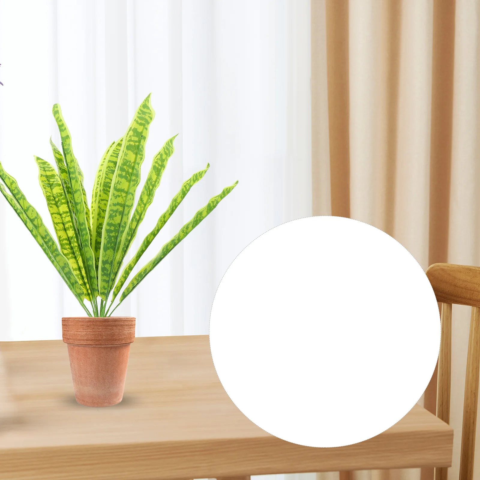Planta de serpiente bonsái Artificial, plantas en macetas falsas, Tigre decorativo, piraña, estilo Tropical interior, sin mantenimiento, hogar, oficina, Hotel