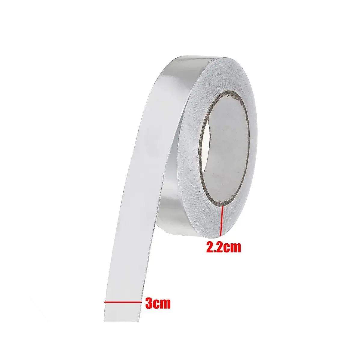 5cmx20m Adhesive Repair Tool Car Motorcycl Aluminium Sealing Foil Tape Stripe Resist Duct Heat Exhaust Muffler Pipe Wrap Systems