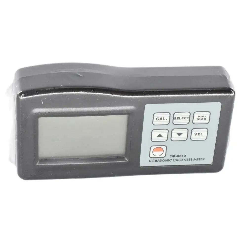 TM-8812 Ultrasonic Thickness Meter 1.2-200mm/0.05-8 inch Sound Velocity 1000-9000 m/s Digital Thickness Gauge 11 kinds materials