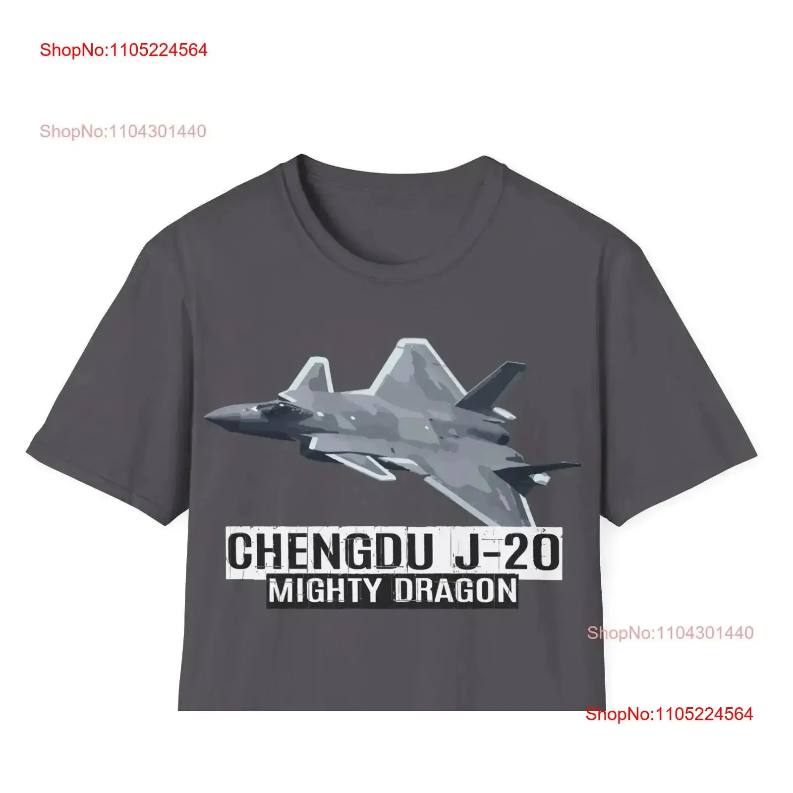 Chengdu J 20 Mighty Dragon T Shirt J20 Fighter Jet Aircraft Military Plane Aviation vintage Washed streetwear Comfortable