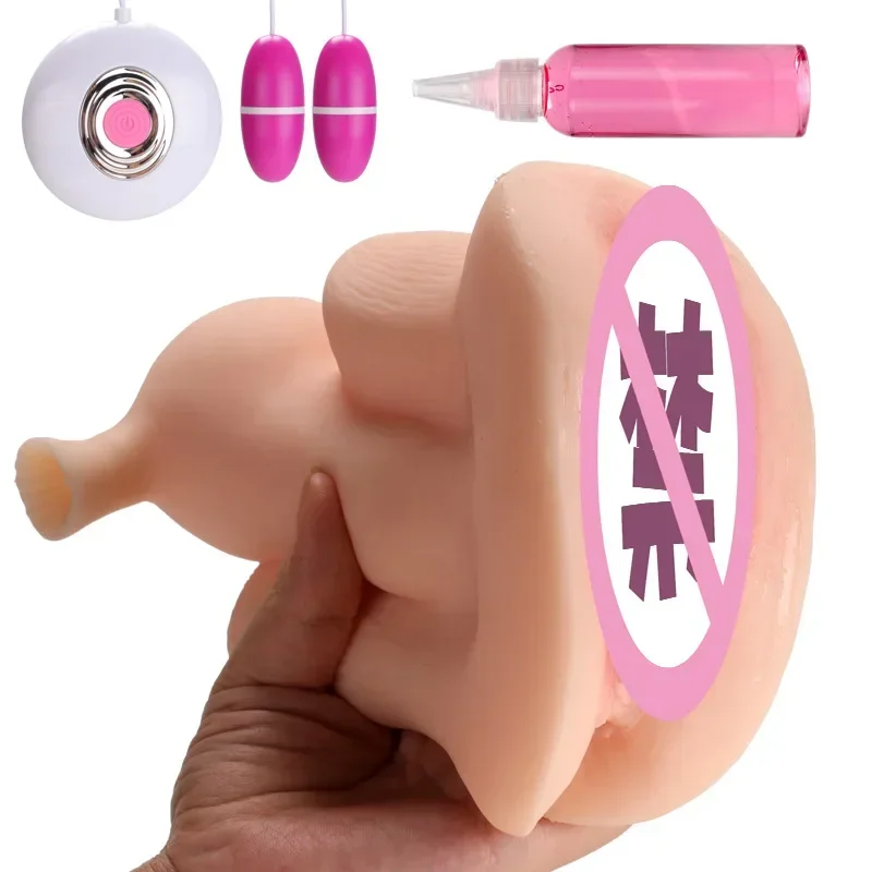 Men's Aircraft Cup Real Model Female Uterus Real Vagina for Men Anal Sex Deep Uterus Sex Pee Male Sextoys