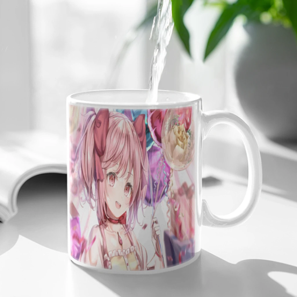 Puella Magi Madoka Magica Free shipping Ceramic Mug Cute Coffee Tea Milk Stave Mugs And Cups with Handle Novelty Gifts