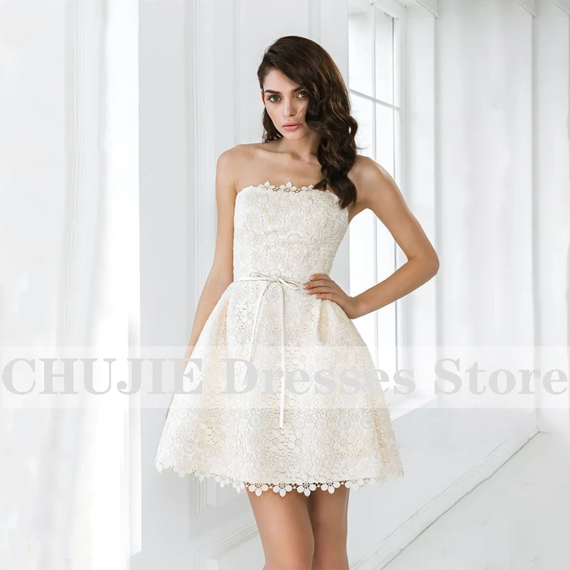 Appliques Mini Cocktail Dress Women Homecoming Dresses Plus Size Sleeveless Lace Up Back Customizable Ball Gowns Prom Party Gown