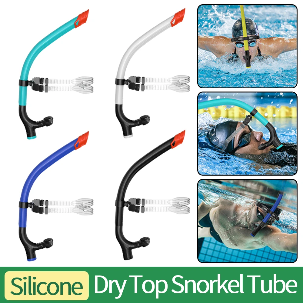 

Полусухая дыхательная трубка для трубки, силиконовый мундштук, подводное оборудование, односторонний продувочный клапан для подводного плавания, аксессуары для плавания