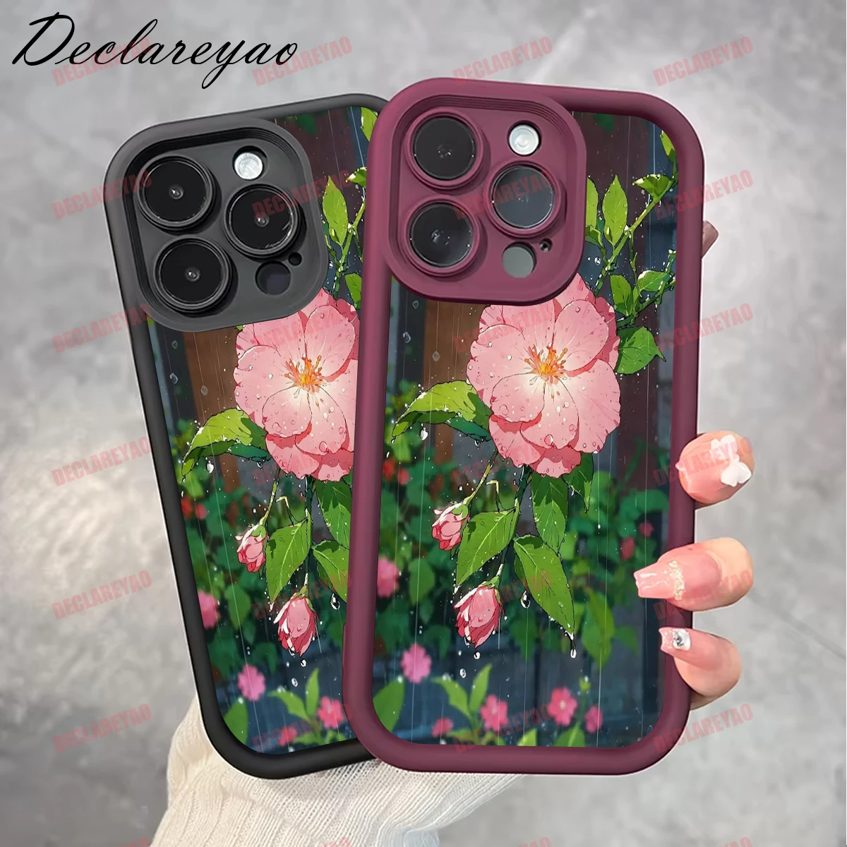 DECLAREYAO ماتي بولي يوريثان لينة خفيفة سليم حالات ل Realme 11 C15 P V13 2 Q3 50 C51 Narzo C17 C67 GT3 لايت C11 يغطي حافظة للصدمات
