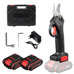 21V 30mm Cordless Electric Pruner Pruning Shears Efficient Fruit Tree Bonsai Pruning Branches Cutter Landscaping Power Tool