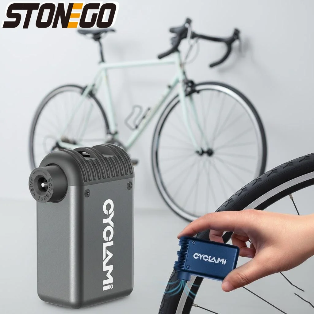 

Портативный мини-электрический насос высокого давления для быстрой накачки велосипедных шин, аксессуары для горных и шоссейных велосипедов