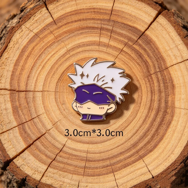 8pcs alloy drip oil cartoon brooch, the best choice for gifts