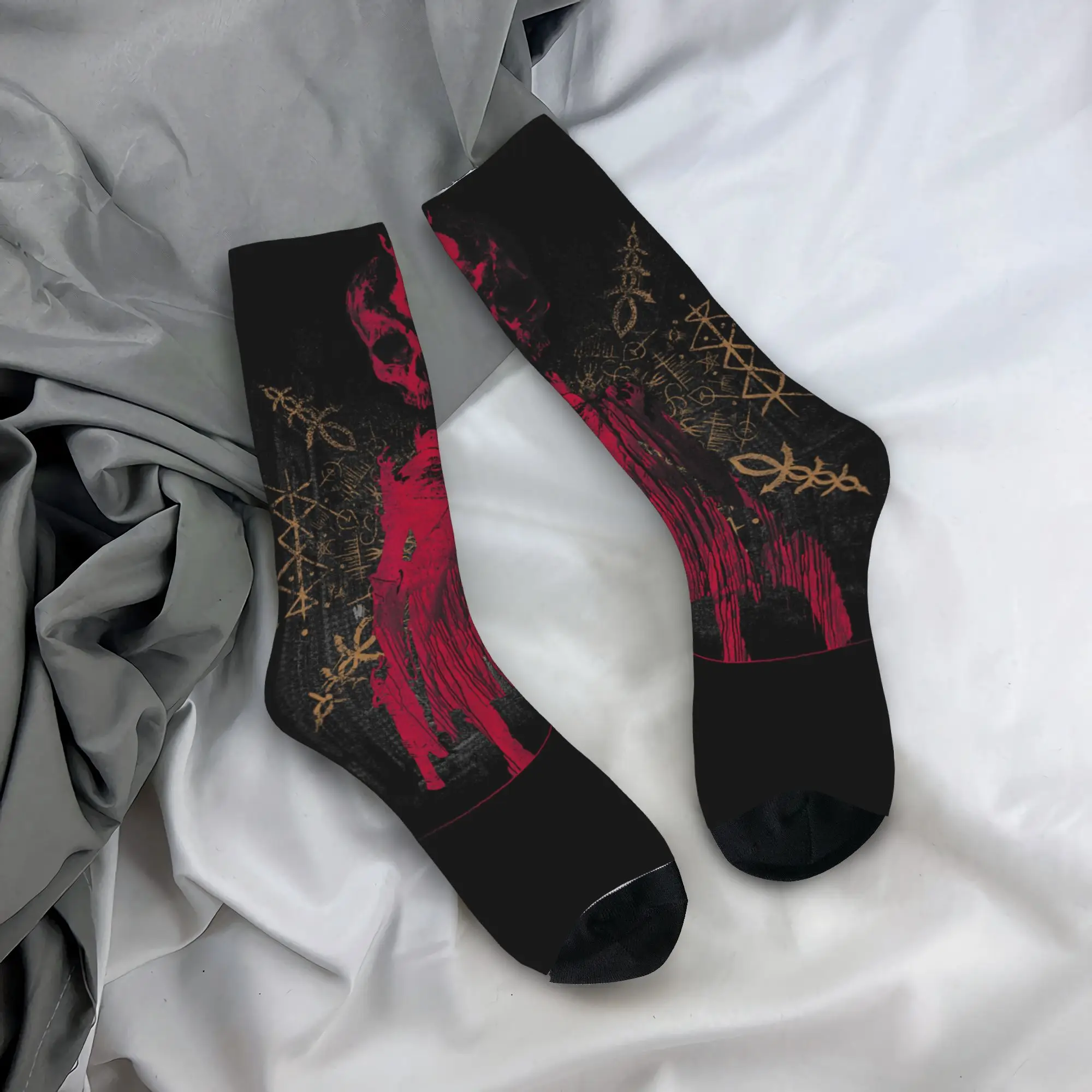 

Men's Socks Hunter Bloodbornes Stockings Anti Bacterial Comfortable Socks Spring Fashion Graphic Running Sports Socks