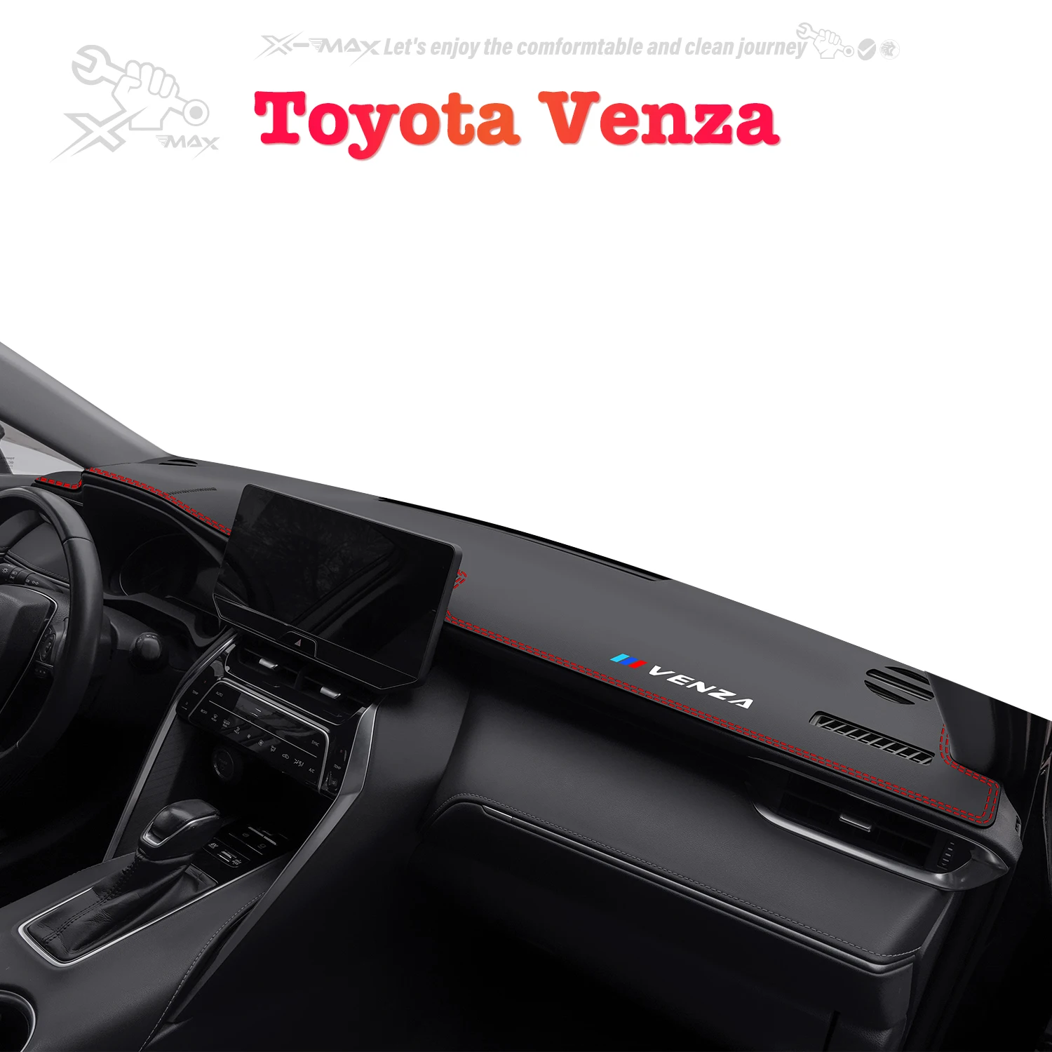 

Left-hand Drive Car Dashboard Mat For Toyota Venza 2022-2024 Light Blocking Pad Center Console Dash Mat Sunshield protector