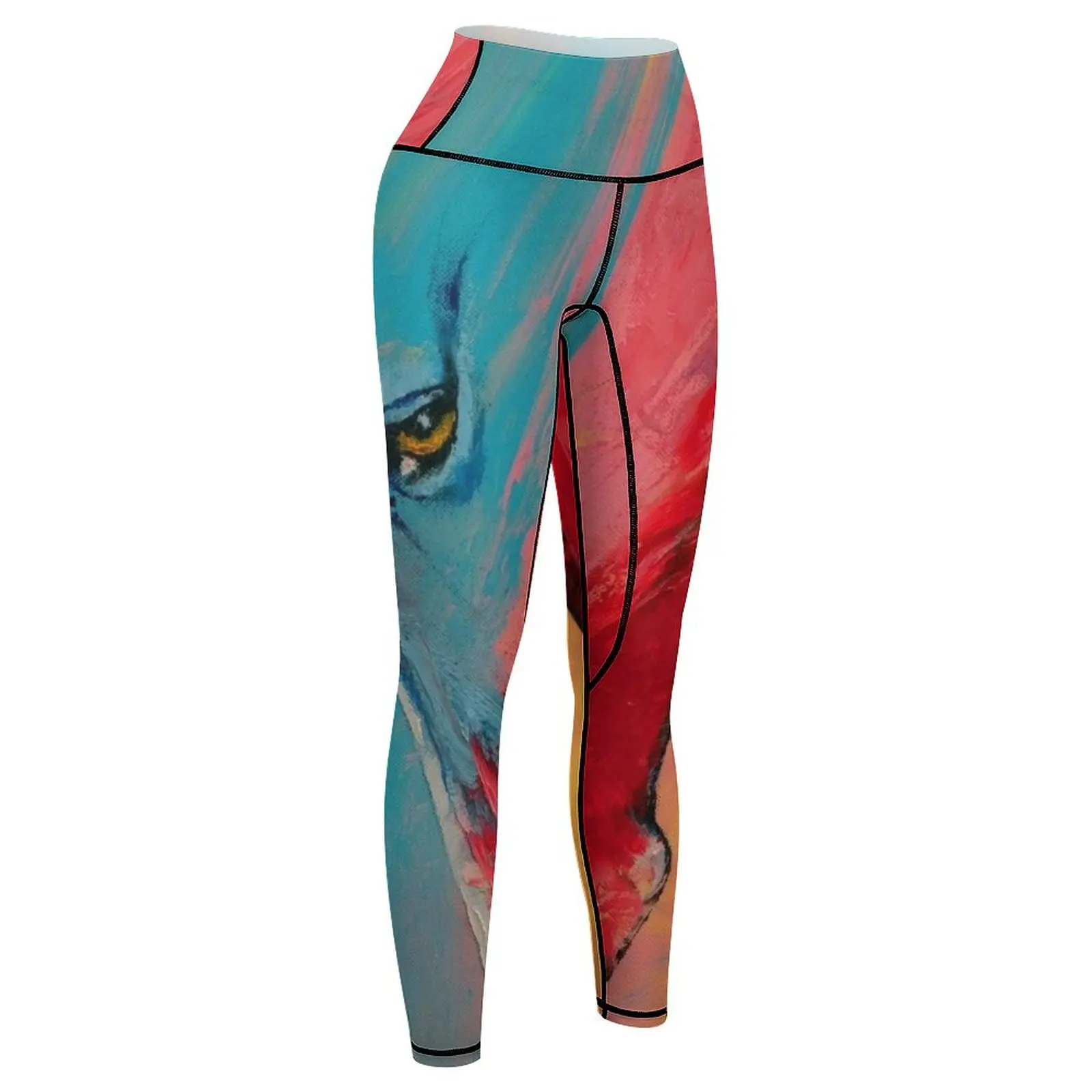 Painted Horse Leggings push up legging Women's pants sports shirts gym flared Womens Leggings