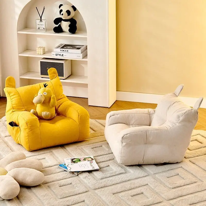 AOLIVIYA Baby Kids Single Couch Children's Sofa Recliner Chair Comfortable Foam Training Seat Cute Cartoon Princess