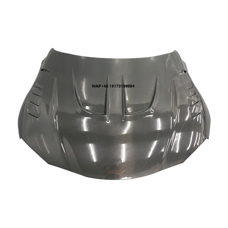 High Quality Double Side Carbon Fiber Engine Hood Cover Bonnet for GR A90 Perfect Fitment