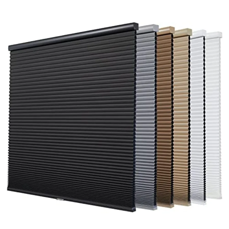 

Custom Blackout Cellular Window Shades Cordless Blinds Honeycomb Blinds for Windows White 23"W x48"H Window Shades for Home Roo