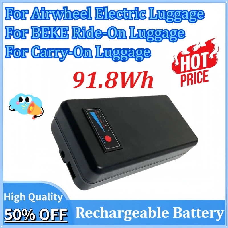 

91.8Wh for Airwheel Electric Luggage for BEKE Ride-On for Carry-On Luggage Rechargeable Battery