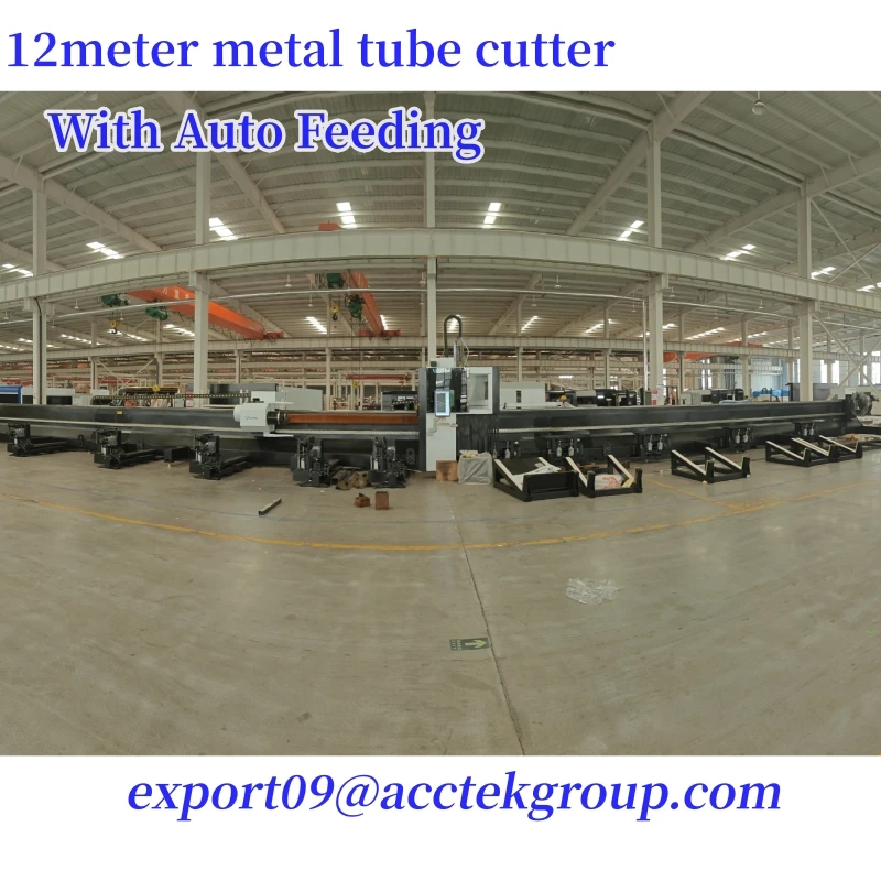 

3kw 6kw 12kw Auto Metal Tube Welding Laser Cutting Machine 12meter Round Squre Pipe Cutter