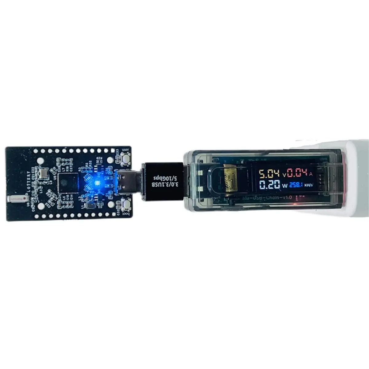 USB-майнер Homegood USB-Chain ESP32 для крипто-лотерей, глубоко оптимизированный, обновленный до 300KH/S, с тестером USB-A на Ty