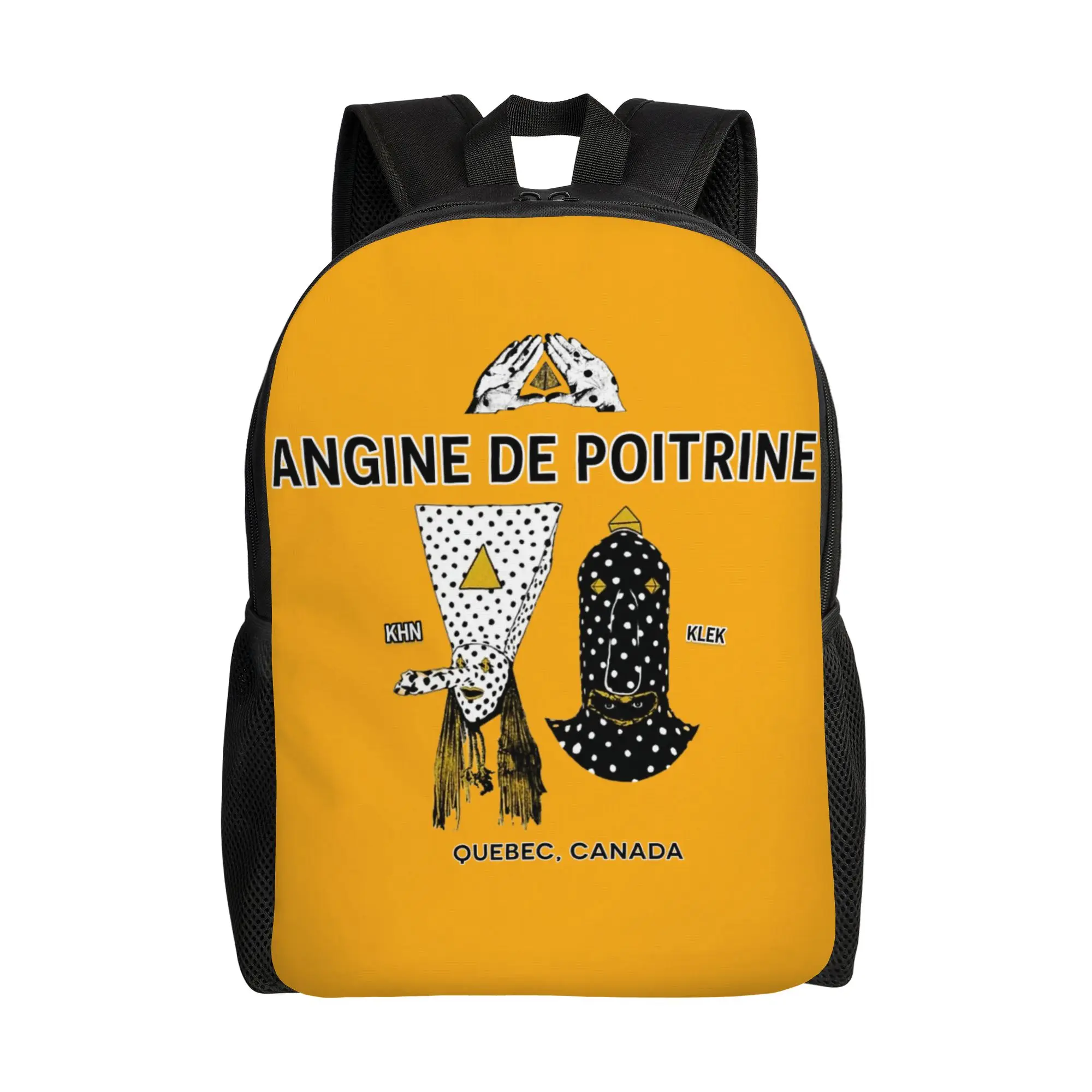 

Металлический рюкзак Angine de Poitrine Rock Cool для спорта, учебы и работы, городской рюкзак для мужчин и женщин, сумка для ноутбука через плечо