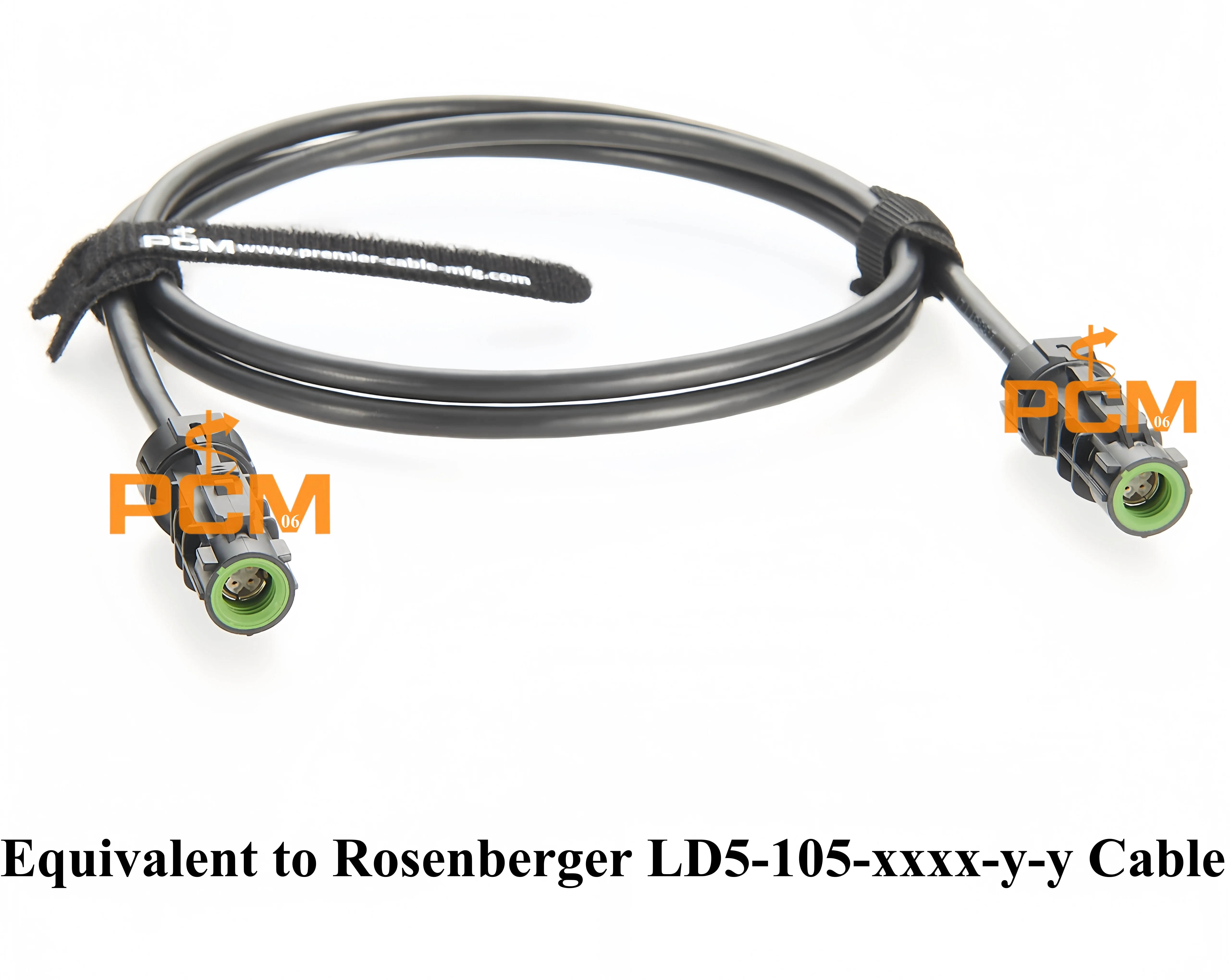 Original Rosenberger IP67 wasserdichtes HSD LVDS 535-Kabel, A Code 4-polig D4K14A-1D5A5-A Buchse auf Buchse Kfz-Kabelbaugruppe – Detail 2