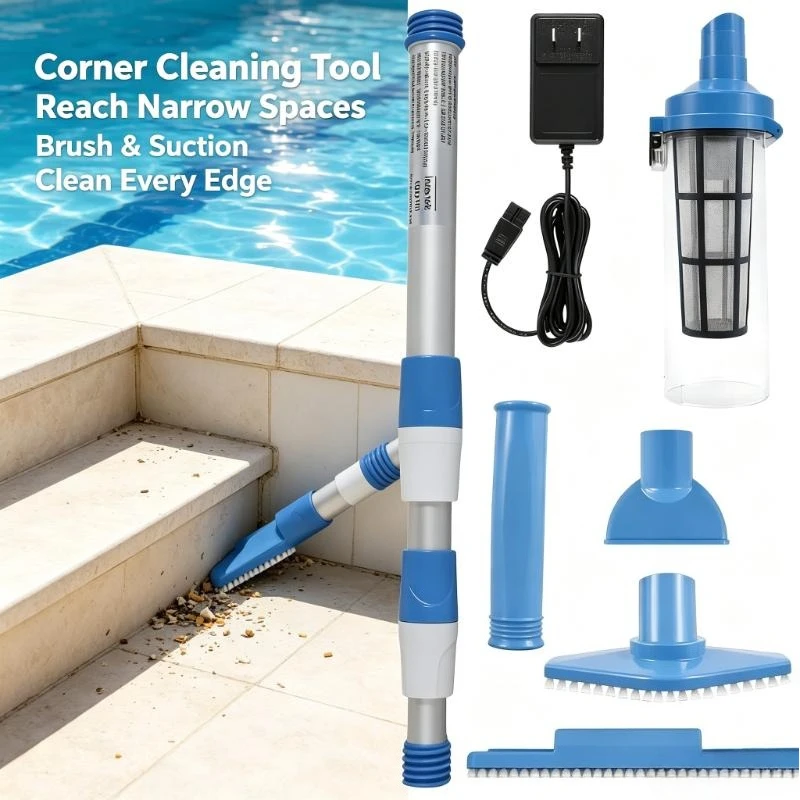 Handheld Rechargeable Pool Cleaning Vacuum, Cordless Portable Cleaner For Daily Maintenance Of Fish Tubs Spas Pools