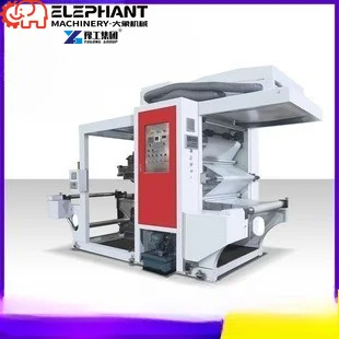 LED UV Automatic Horizontal Stack Structure Flexo Label Printer New 6-Color