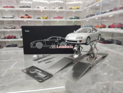 LCD 1:18 Car Model For Supra A80 King Bull Simulation Alloy Metal Collectible Ornaments Gifts