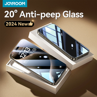 Joyroom 20°Anti-spy Tempered Glass For iPhone 15 Pro Max Glass Privacy Screen Protector For iPhone 15 14 13 12 11 Pro Max 1/2Pcs