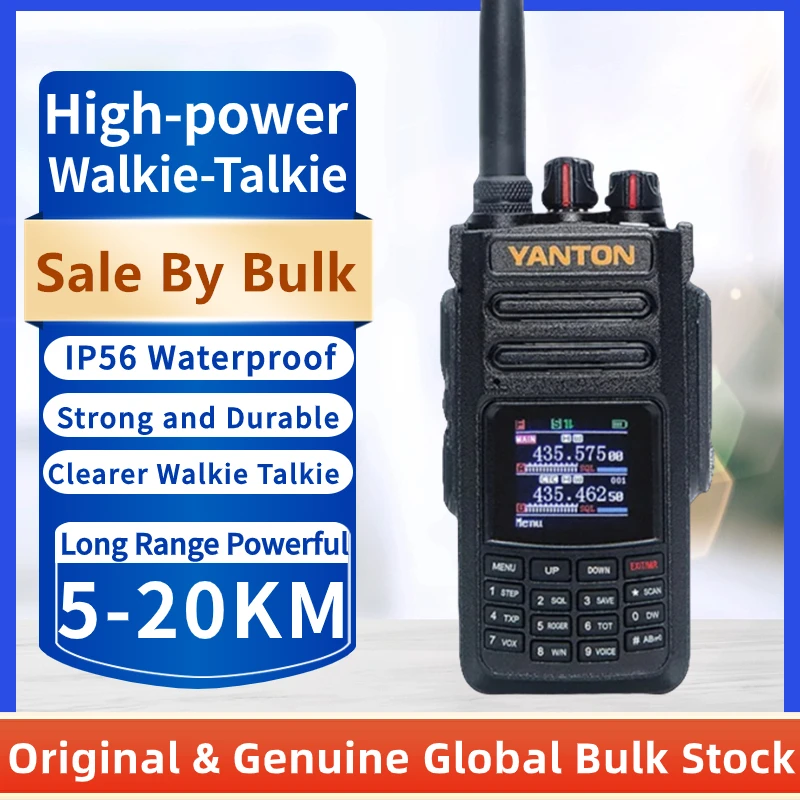 YANTON T-680UV Air Dual Band 12W Walkie Talkie Uhf Vhf  Communication Radios Handy Wireless Devices Cb Two-Way Radio