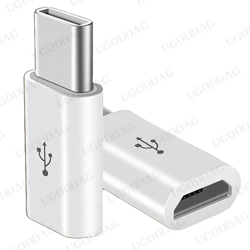 USB Type C Female to Micro USB Male Adapter Connector Type-C to Micro USB 2.0 Charger Adapter for Samsung Xiaomi Huawei Phone