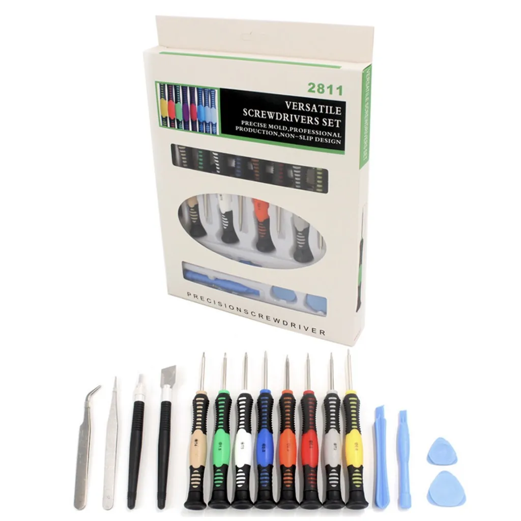 Kit Chaves Ferramenta 16 Peças Abrir Celular iPhone Android