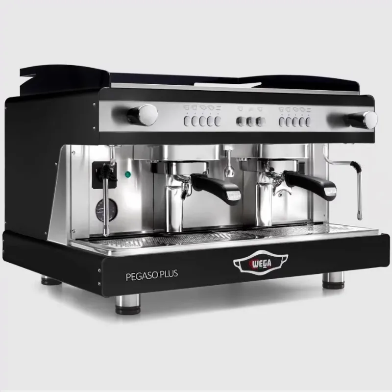 double head electronically controlled semi-automatic coffee machine