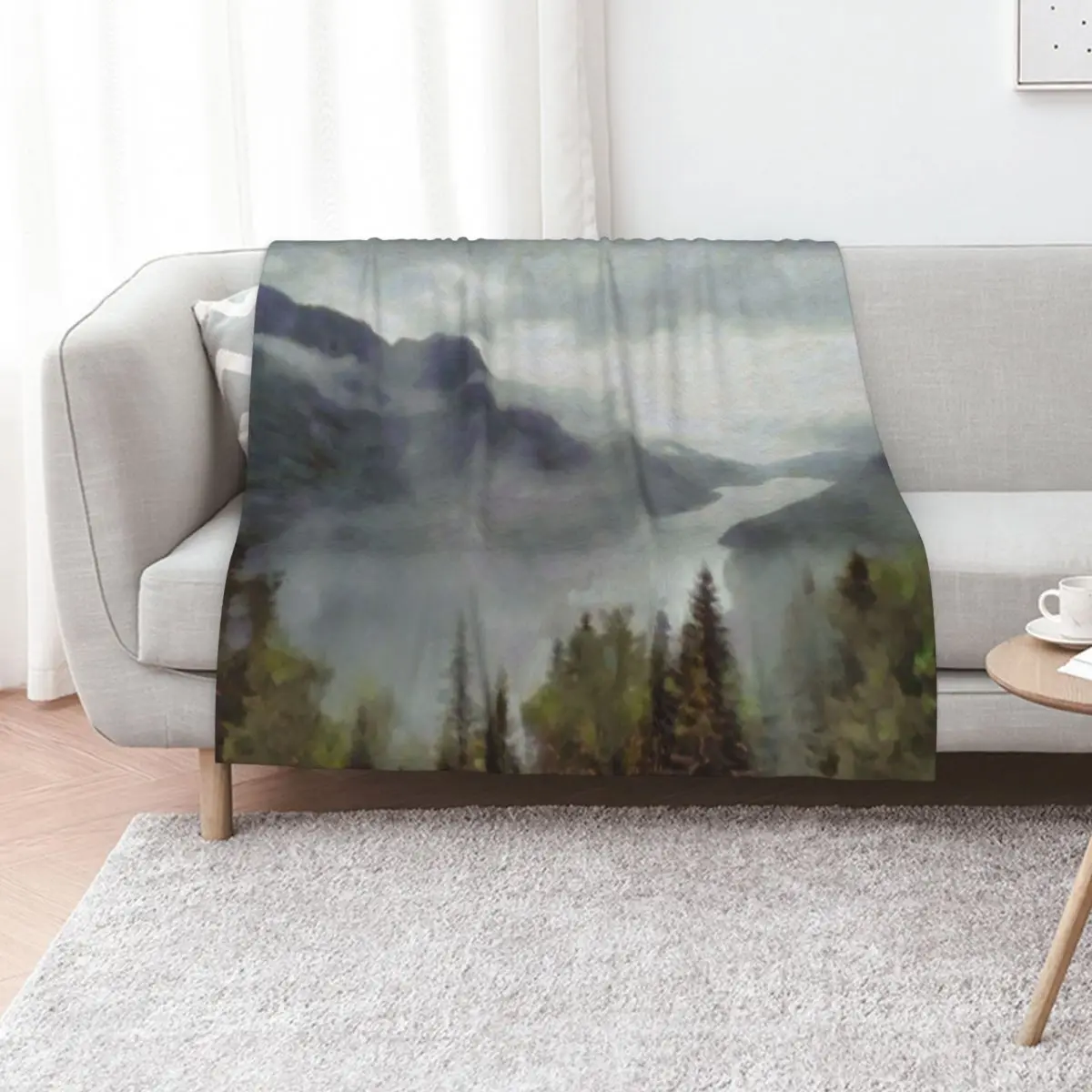 Bruinen River Throw Blanket Thermals For Travel valentine gift ideas Loose for winter Thermal Soft Plush Plaid Blankets