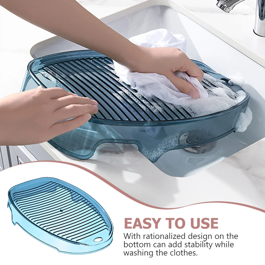 

Mini Washboard for Lightweight Clothes Underwear Cleaning Portable Non-Slip Design Energy Saving Dormitory Laundry Supplies