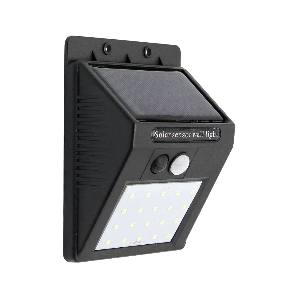 Solar Lights Separated Motion Sensor LED Solar Light Waterproof White 6000-6500K 20/28leds for Outdoor Street Garden Decoration