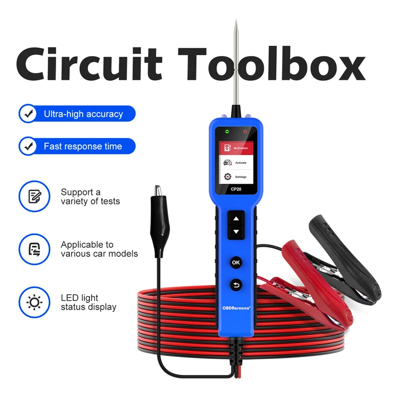 

Automotive Circuit Tester 0-80V DC Voltage Power Circuit Probe Tester Car Diagnostic Tools 2025 New